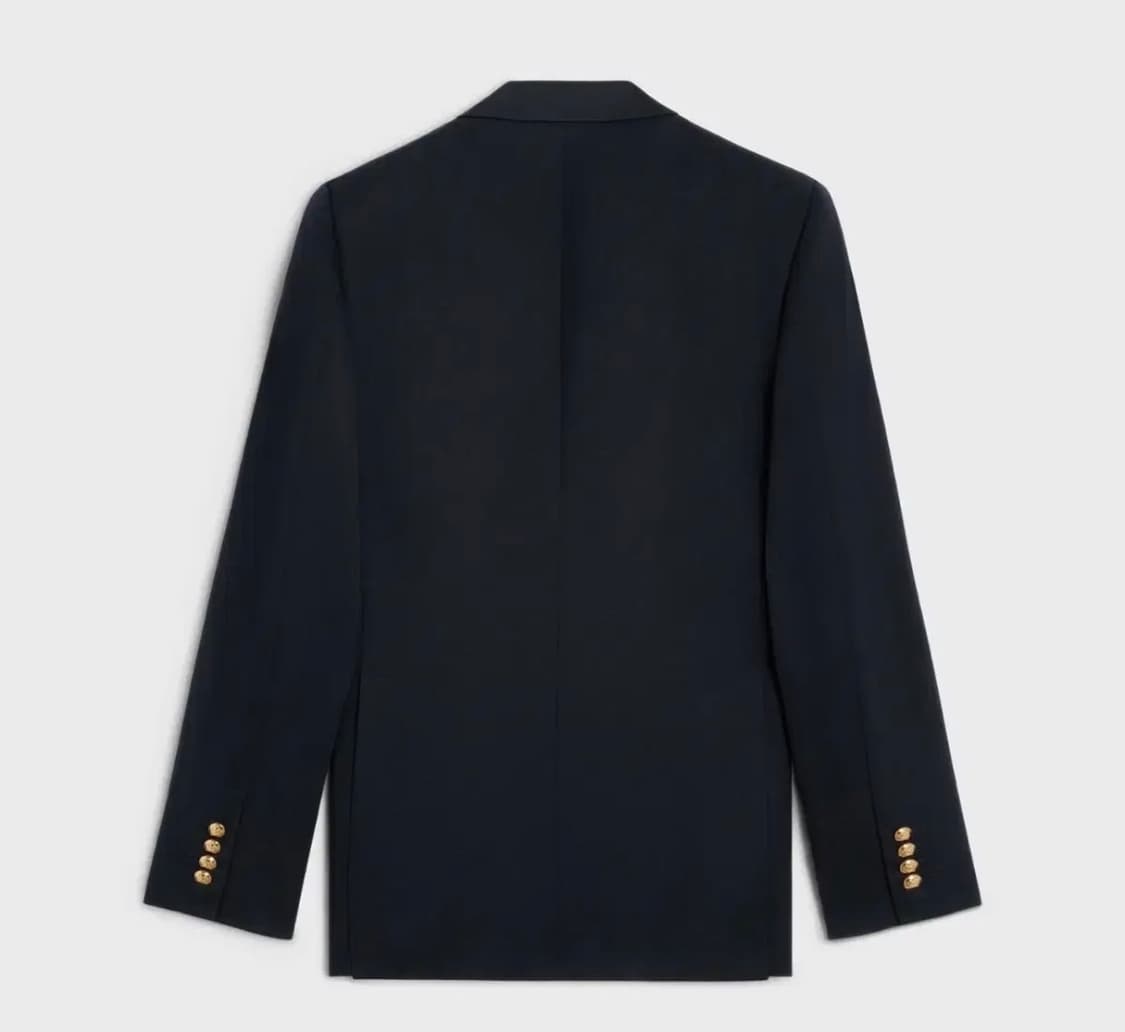 [강동원님 착용] 셀린느 20ss 네이비 금장 버튼 자켓 상품이미지5