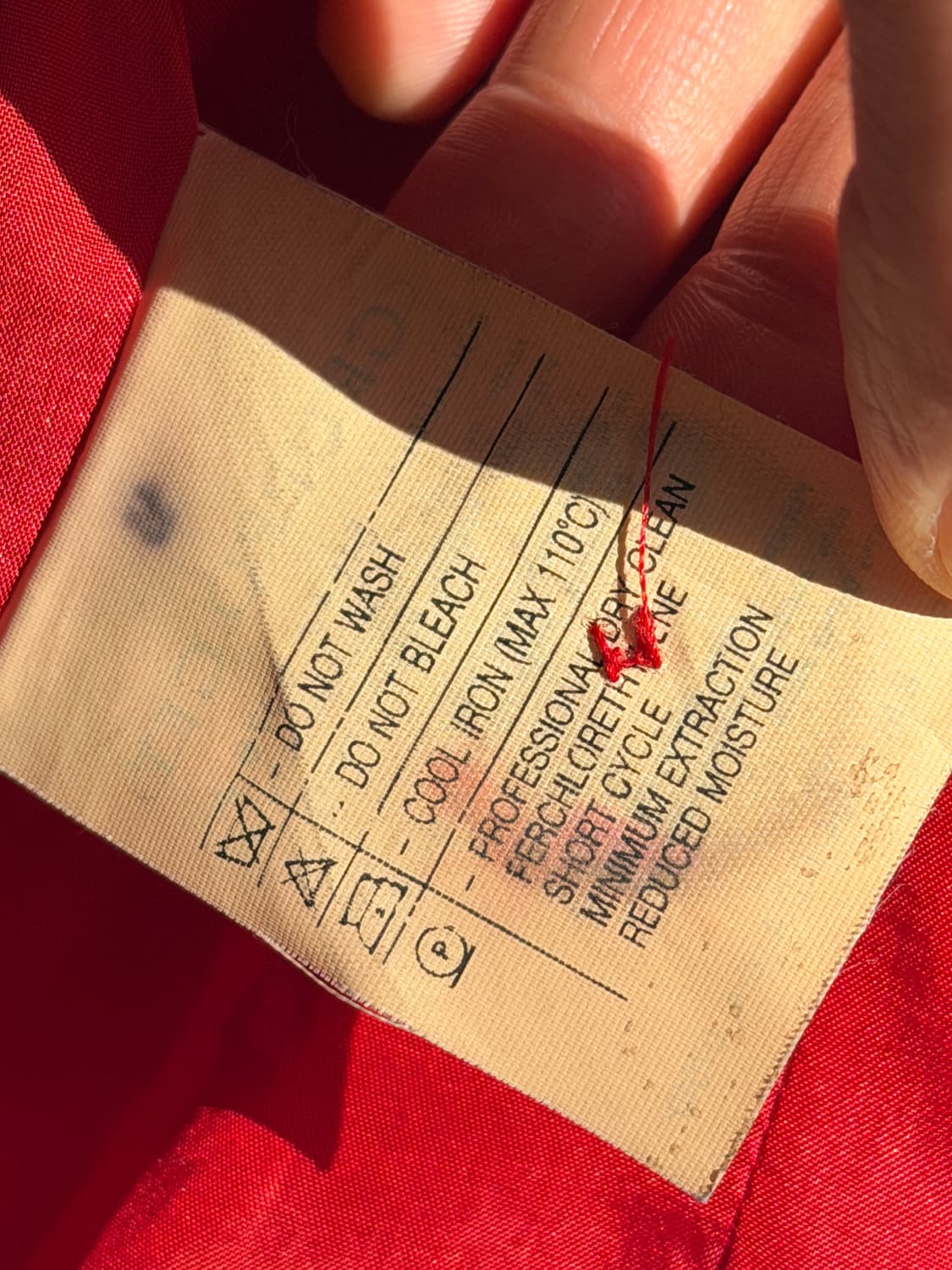 Christian Dior 크리스찬 디올 빈티지 울 레드 블레이저 44 상품이미지7