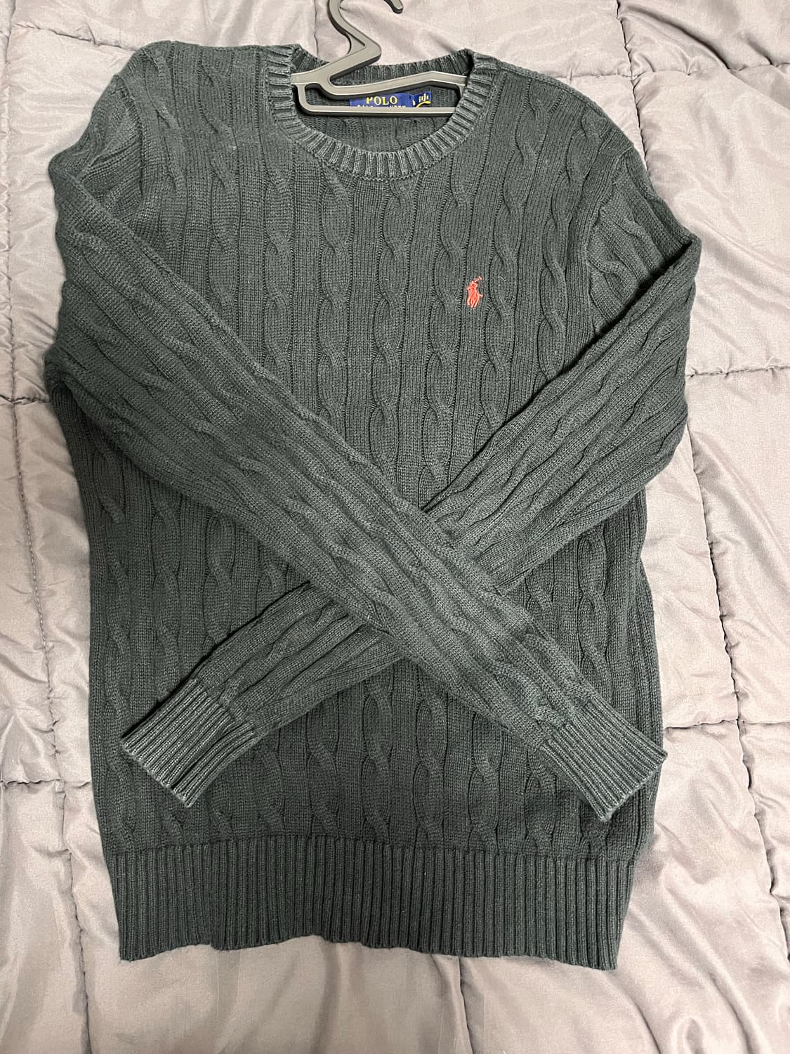 폴로 꽈배기 니트 l 상품이미지1