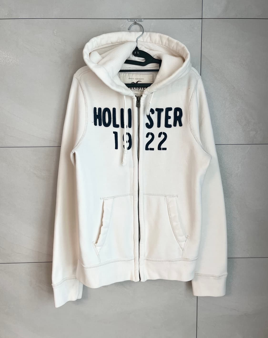 홀리스터 화이트 후드집업 [M] 상품이미지1