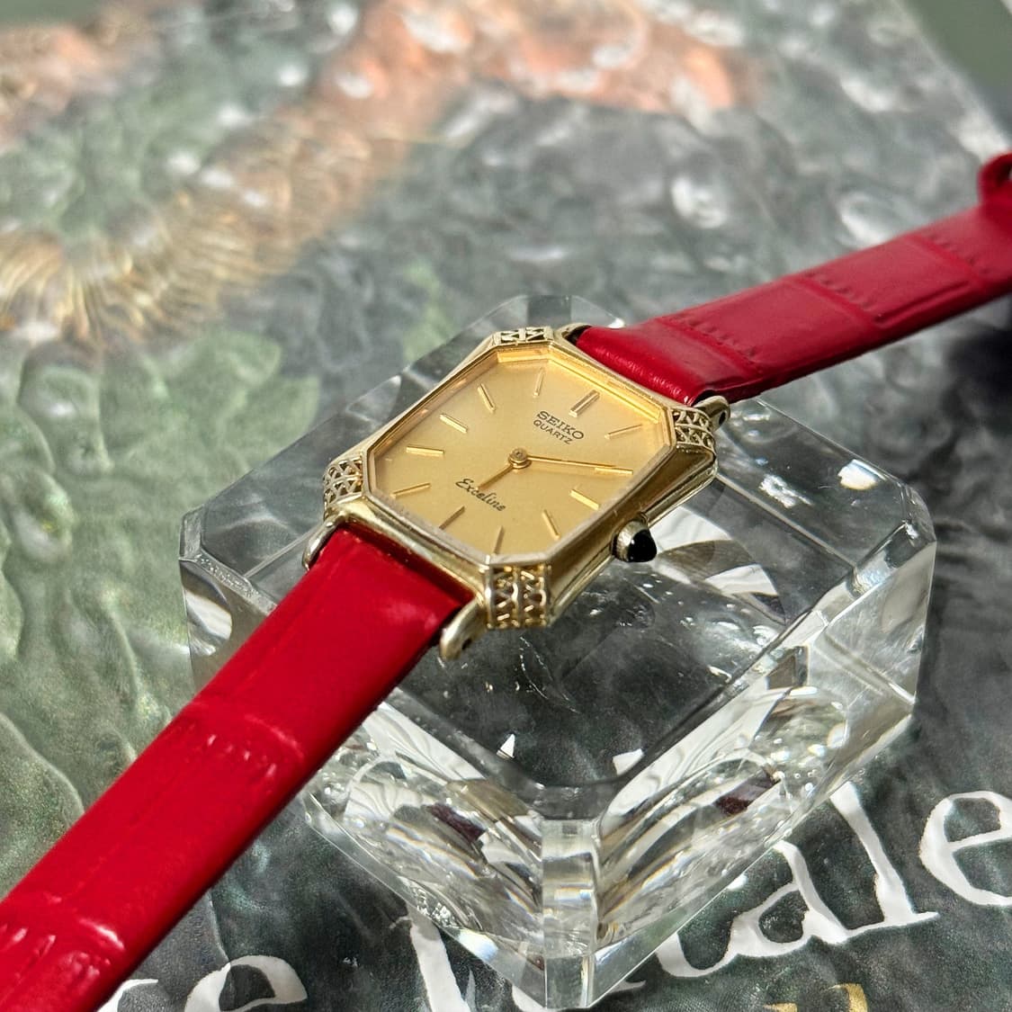 세이코 빈티지 엑셀린 엔틱 쿼츠시계 상품이미지5