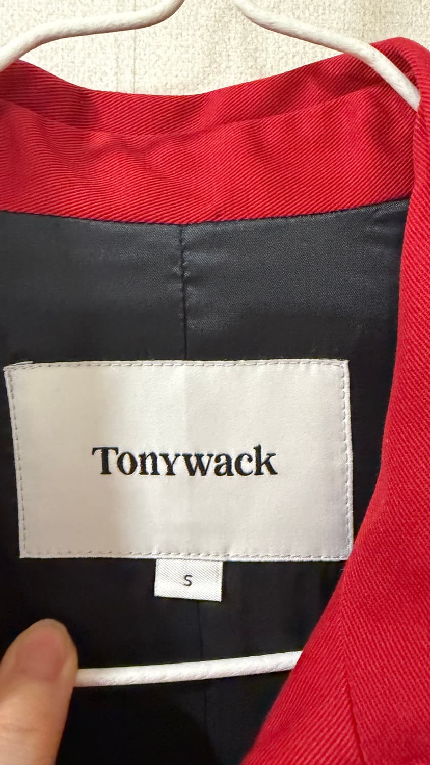 토니웩Tonywack 코튼 트윌 프렌치 블루종 자켓 S 정가 245,00 상품이미지5