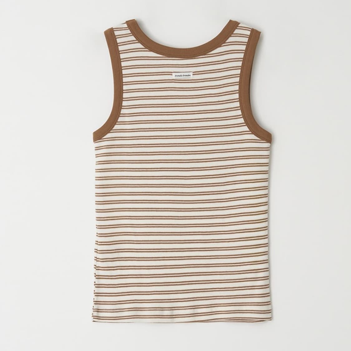 브렌다브렌든서울 ringer sleeveless - brown 상품이미지4