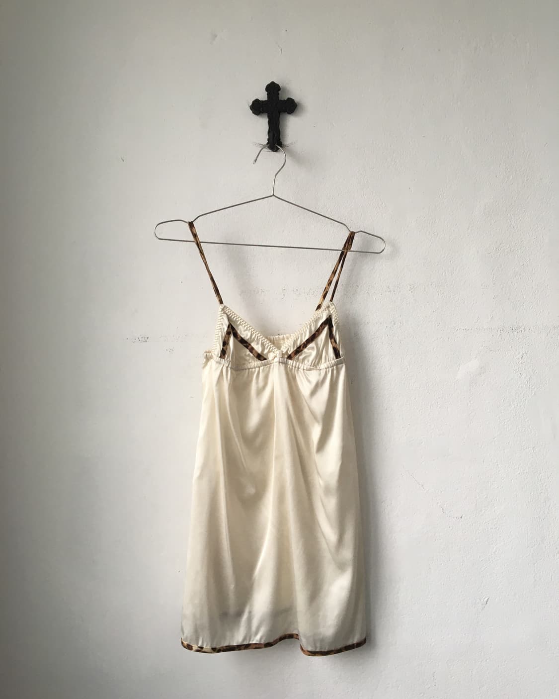 Leopard line point slip sleeveless 상품이미지1