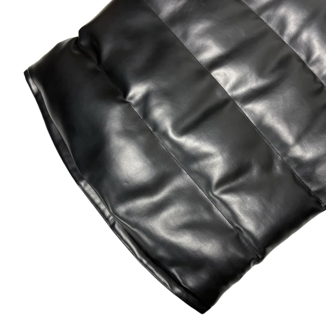Eco leather padding vest 상품이미지6