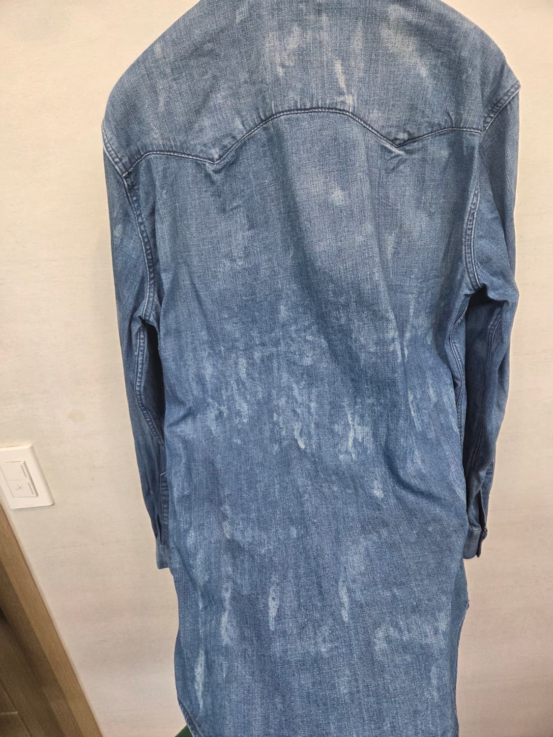 리바이스 빈티지 웨스턴 데님셔츠 긴팔 m 슬림 상품이미지6