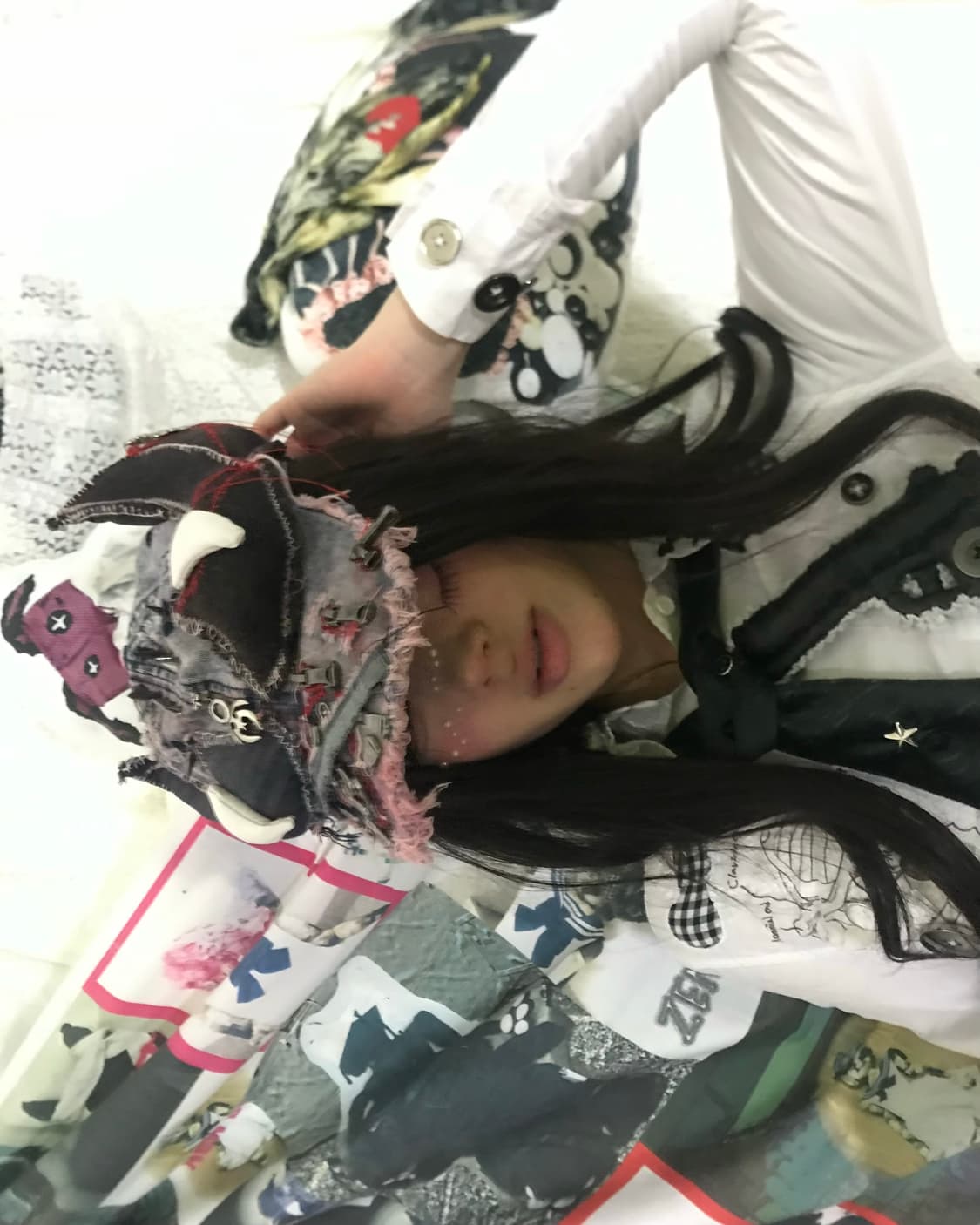 Blood washing dark horn zipper cap 상품이미지7