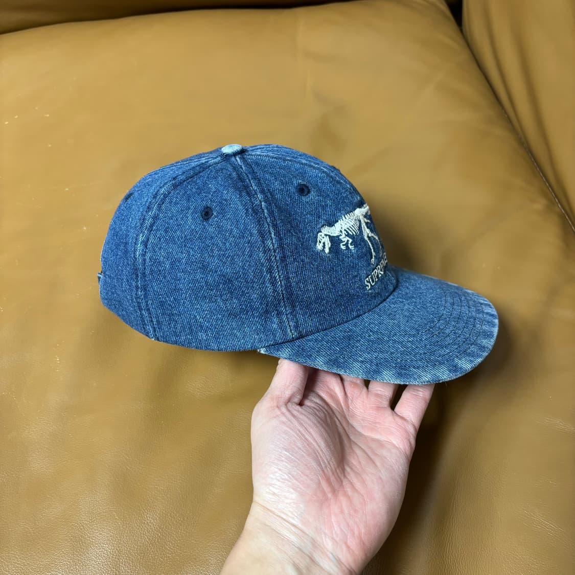 슈프림 6패널 볼캡 모자 쥬라기 데님 상품이미지3