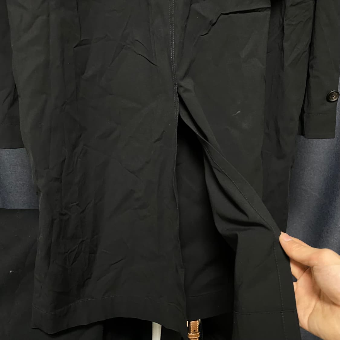 타임 후드 코트 블랙 100 상품이미지5