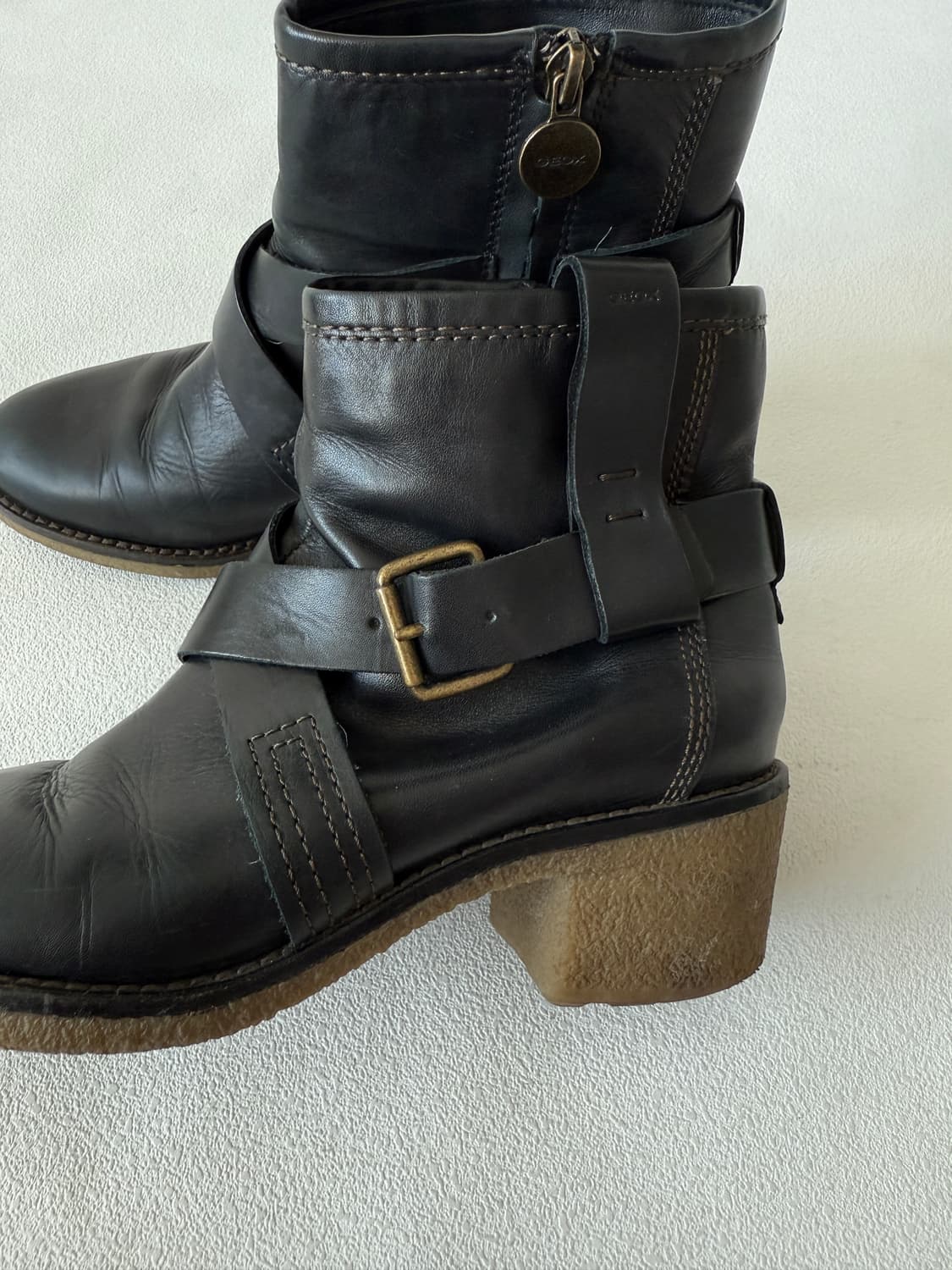 [EU38]제옥스(GEOX) 이탈리안 레더 벨크로 부츠 상품이미지6