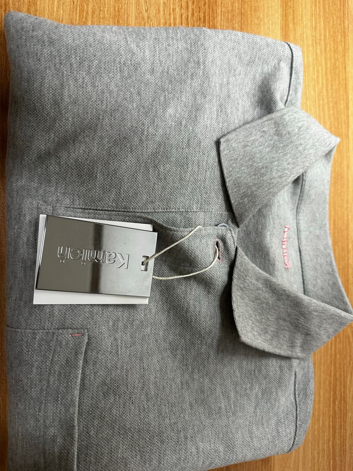 Kamien Back Pleats Polo Gray 상품이미지4