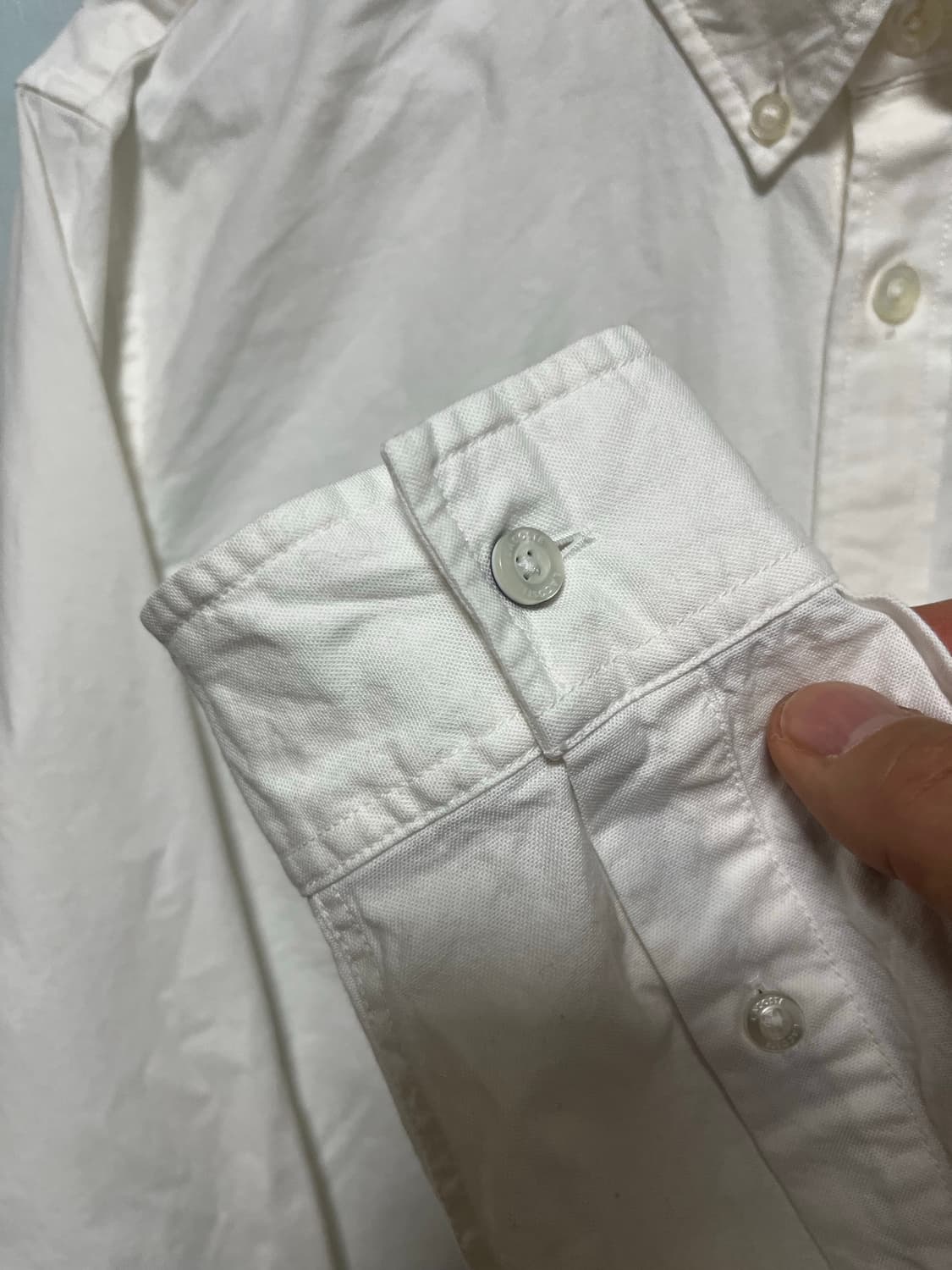 라코스테 옥스포드 셔츠 화이트 긴팔 상품이미지3