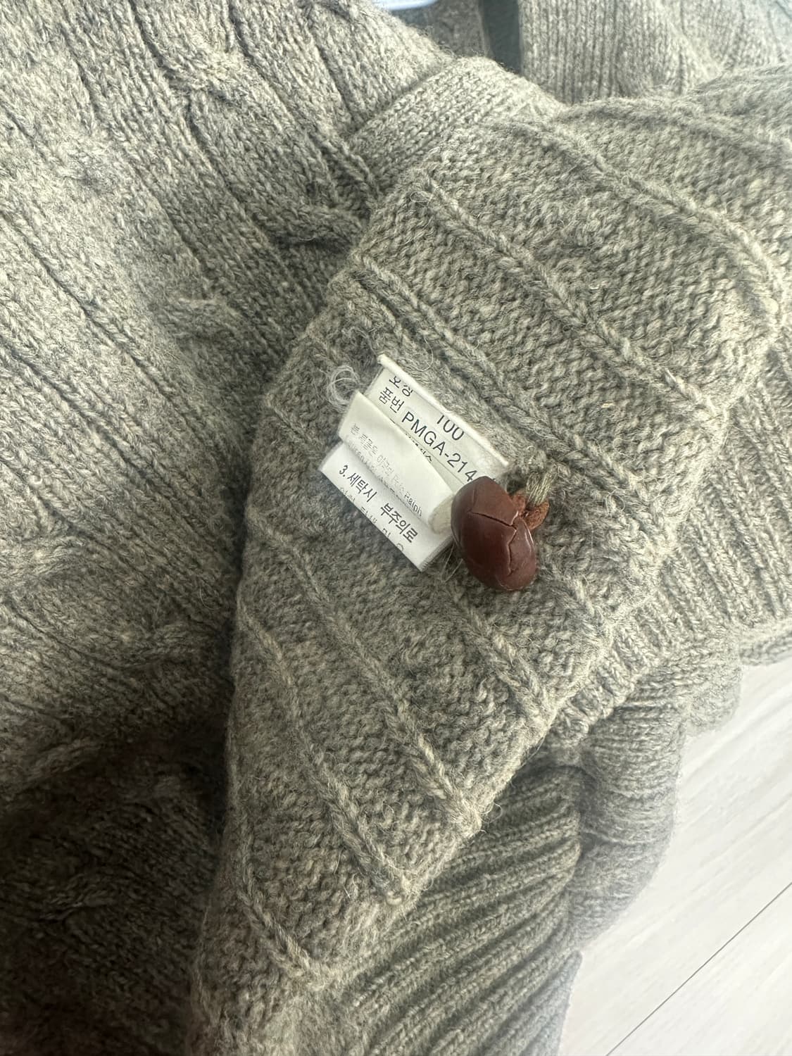 폴로 랄프로렌 셔틀랜드 울 가디건 100 상품이미지4