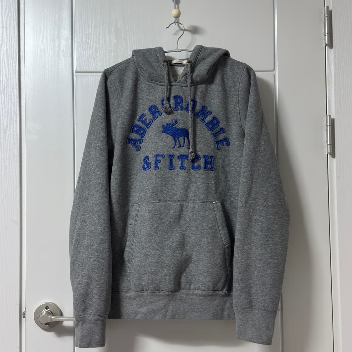 아베크롬비 그레이 블루 후드티 상품이미지2