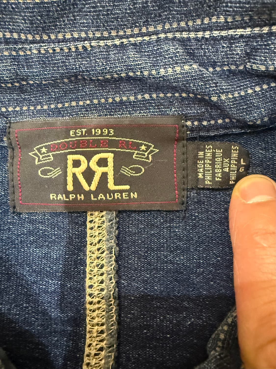 RRL 더블알엘 인디고 레일맨 데님 워크자켓 상품이미지6