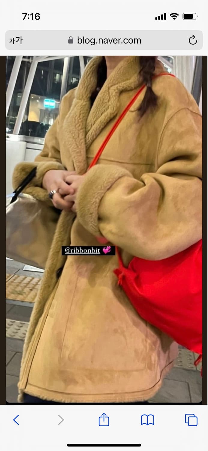 ribonbbit 리본빛 베를린 리버시블 시어링 코트 무스탕 상품이미지7