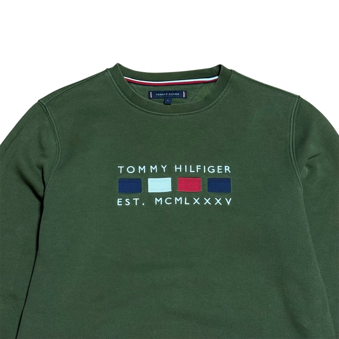 [S] 타미힐피거 포플래그스 오가닉코튼 맨투맨 상품이미지2