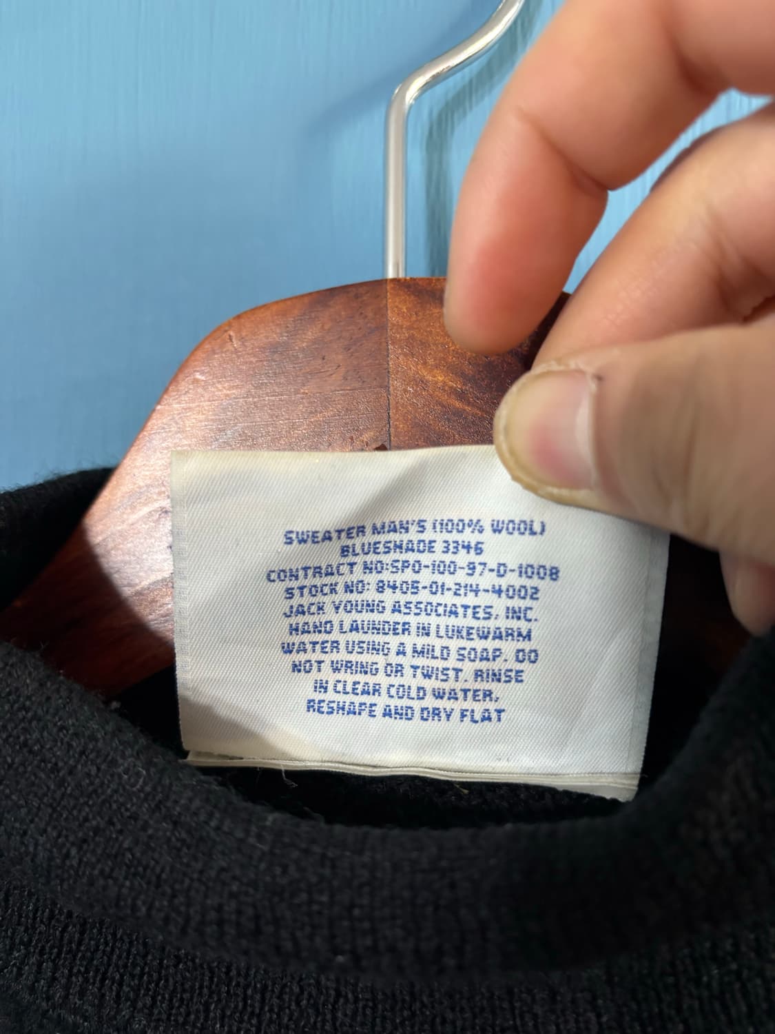 90‘s USN military gob sweater. 상품이미지5