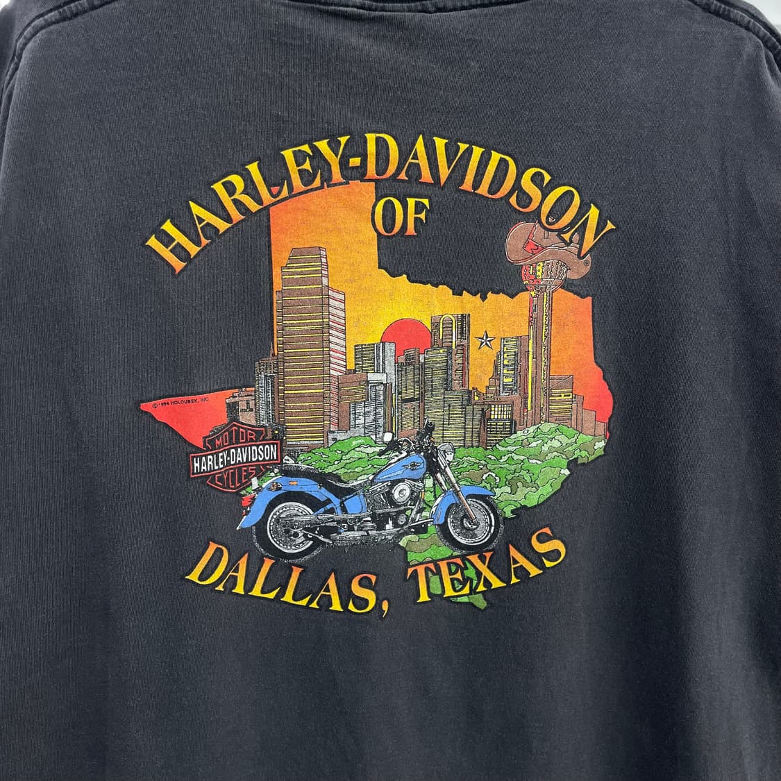 할리데이비슨 90s 94년도 싱글스티치 페이딩 이글 빈티지 반팔 티셔츠 상품이미지9