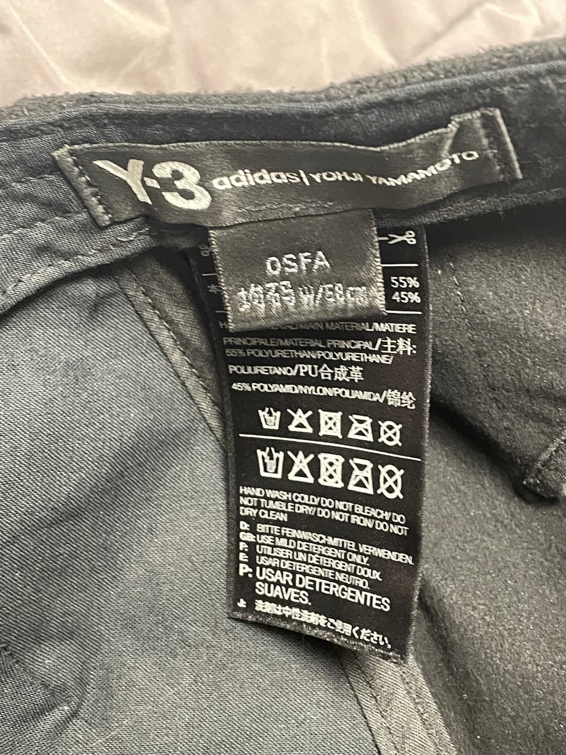 Y-3 아디다스X요지 야마모토 언컨스트럭티드 볼캡 상품이미지2