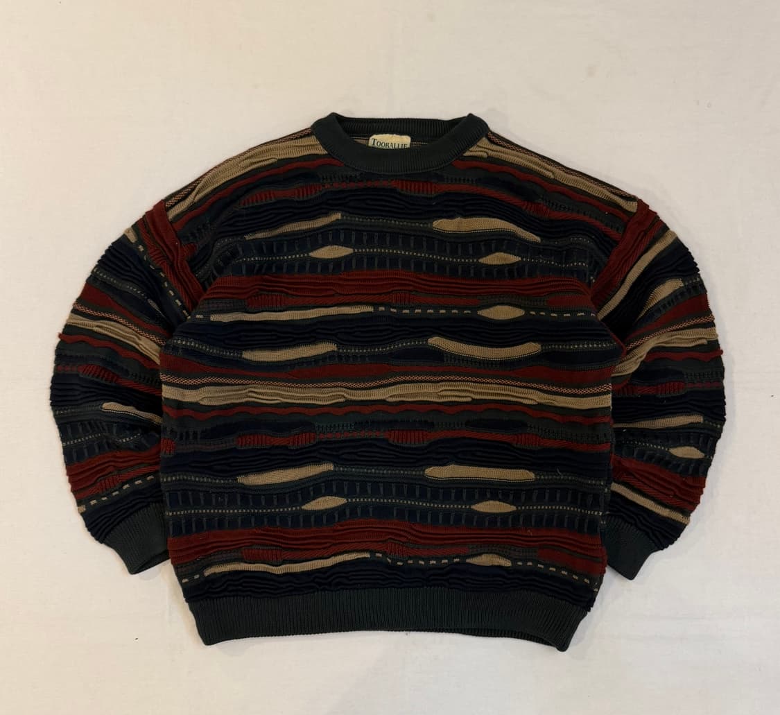 쿠지맛 오스트레일리아 그런지 멀티케이블 울 니트 상품이미지1