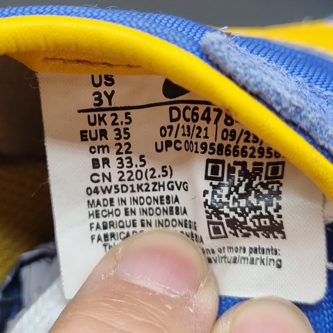 나이키 와플트레이너 아동운동화220  상품이미지6