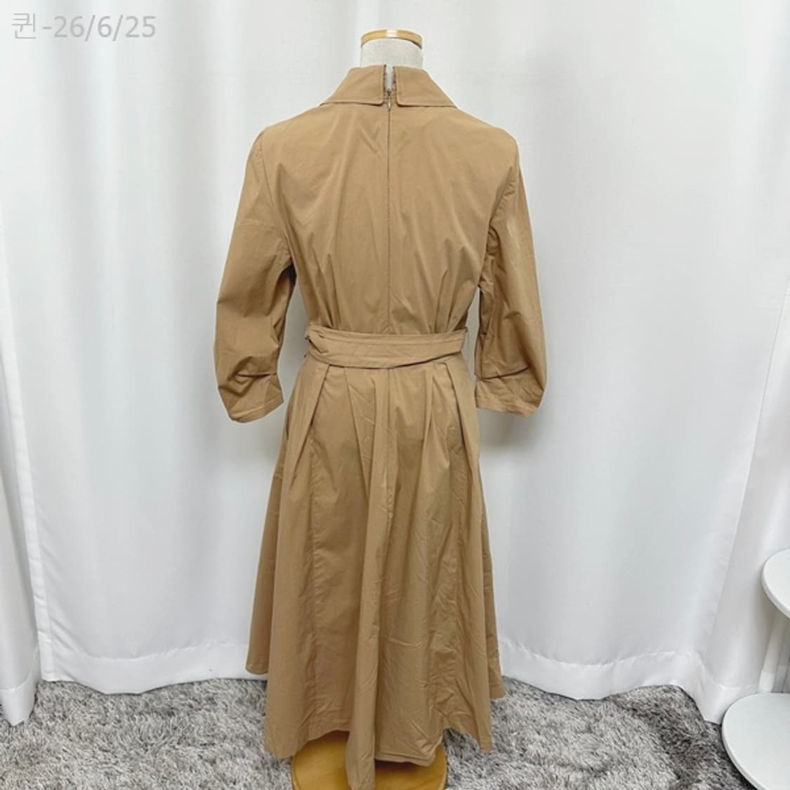 line 라인 여자 면/나일론  플레어 원피스 55 상품이미지7