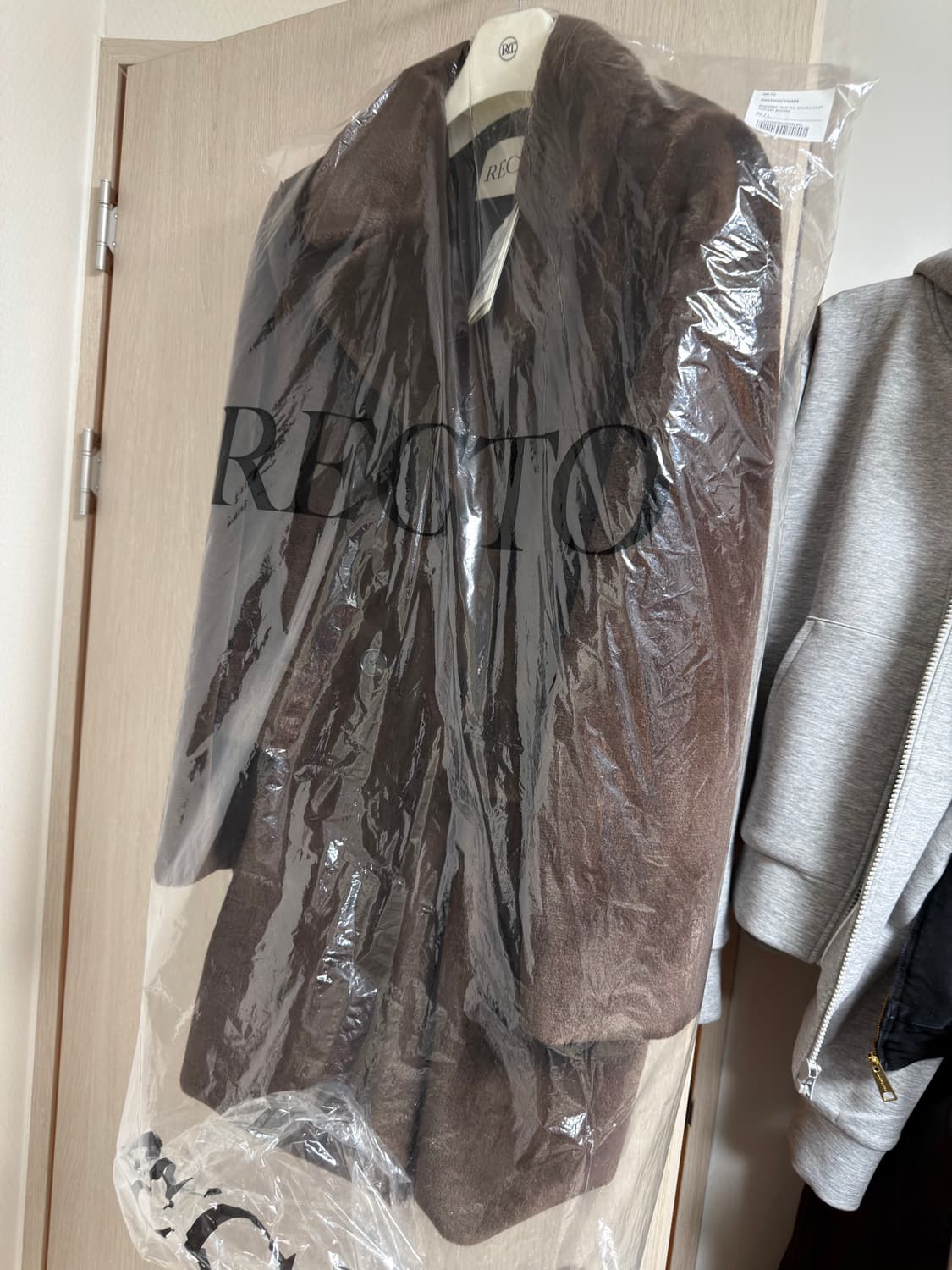 렉토 GRANDMA FAUX FUR DOUBLE COAT L 상품이미지4