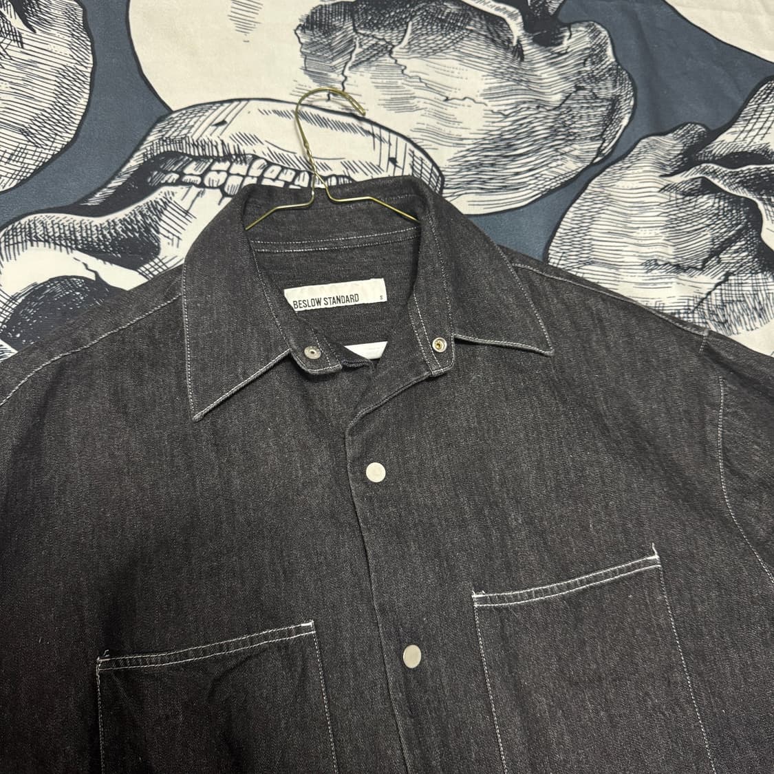 비슬로우 데님셔츠 S사이즈  상품이미지2