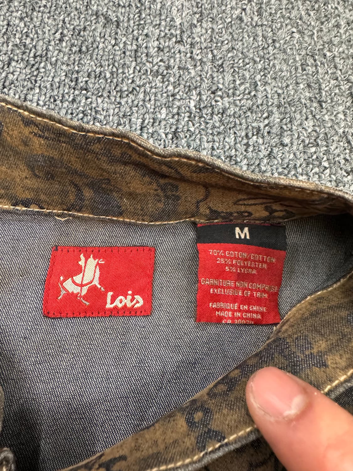 Lois 빈티지 패턴 여성 자켓 상품이미지3