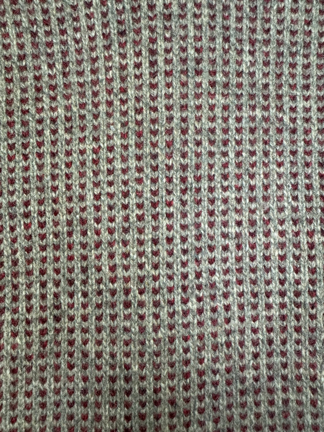 빈티지 엘엘빈 LLBean 램스울 버드아이 니트 브라운 M 상품이미지4