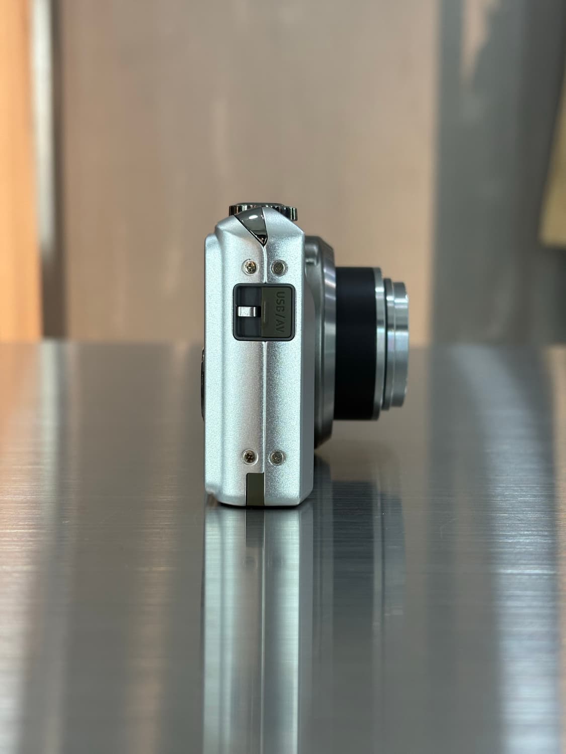 날짜표시)카시오 엑슬림 zs-160 실버 빈티지디카 상품이미지5