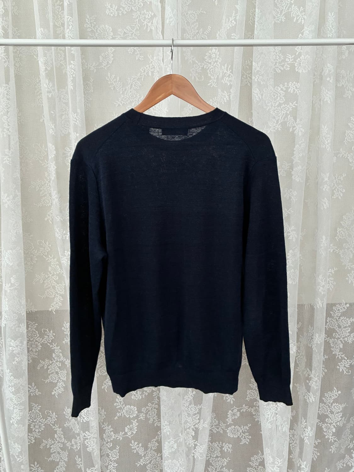 M) DKNY 린넨 니트 네이비 상품이미지2