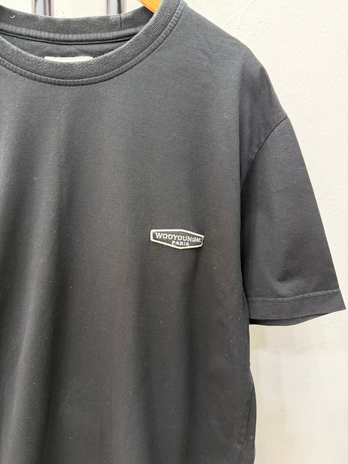 정품) 우영미 백로고 반팔 티셔츠 46 상품이미지3