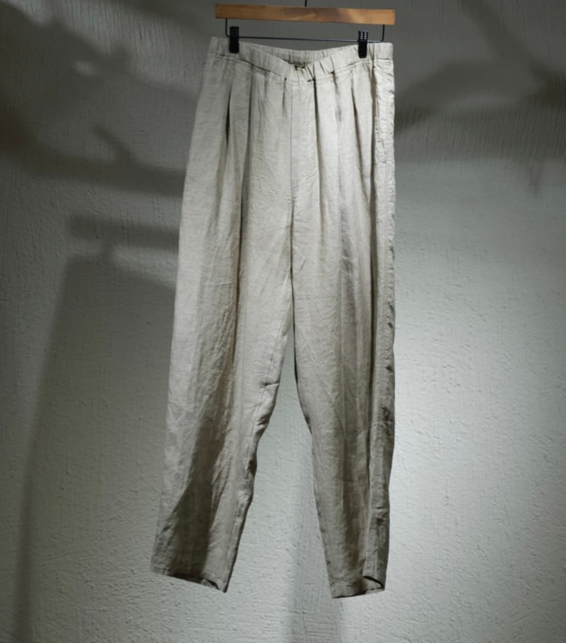 일레브 Yleve 25ss 린넨 포플린 트라우저 khaki 상품이미지4