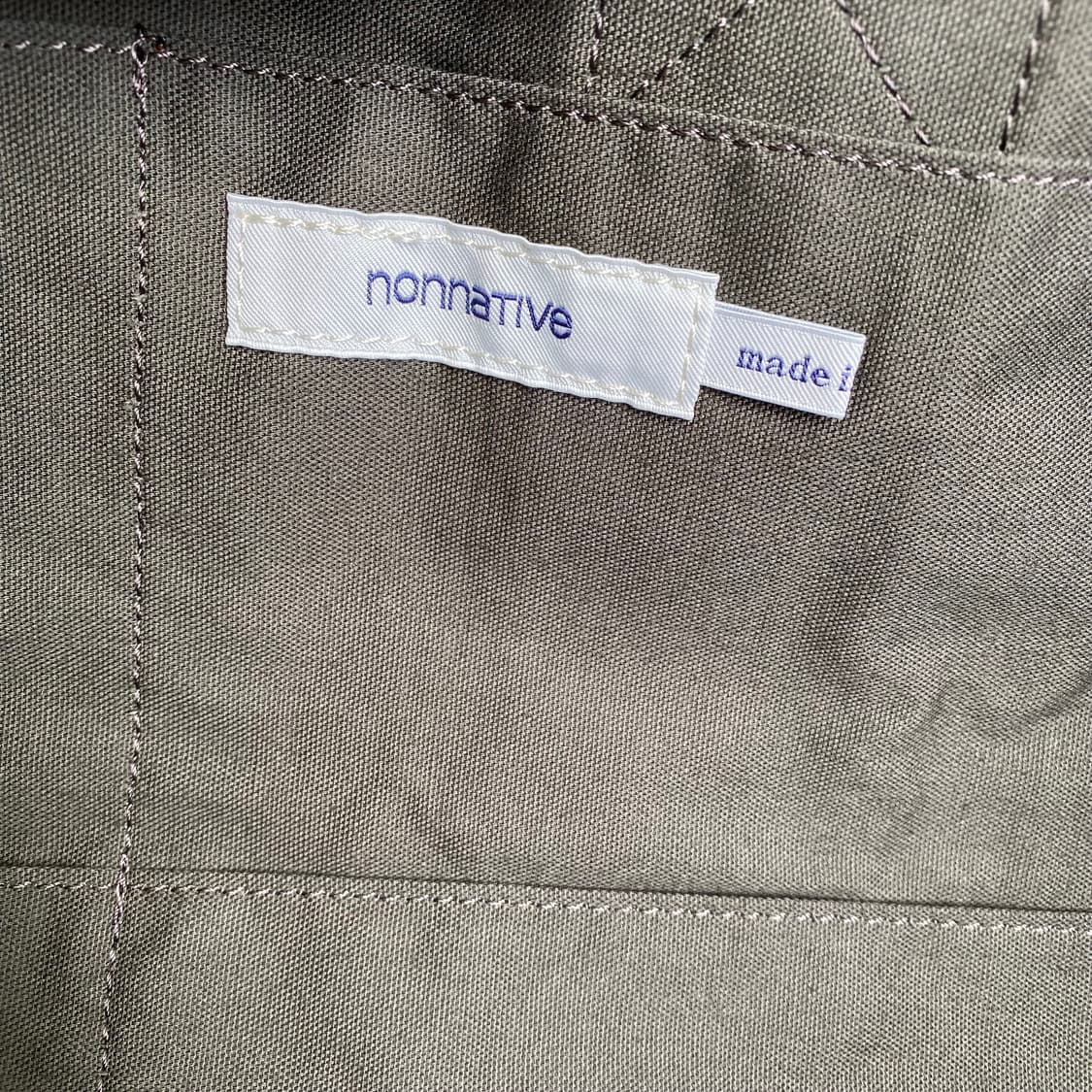 nonnative 보스턴 그레이 캔버스 가방 상품이미지7
