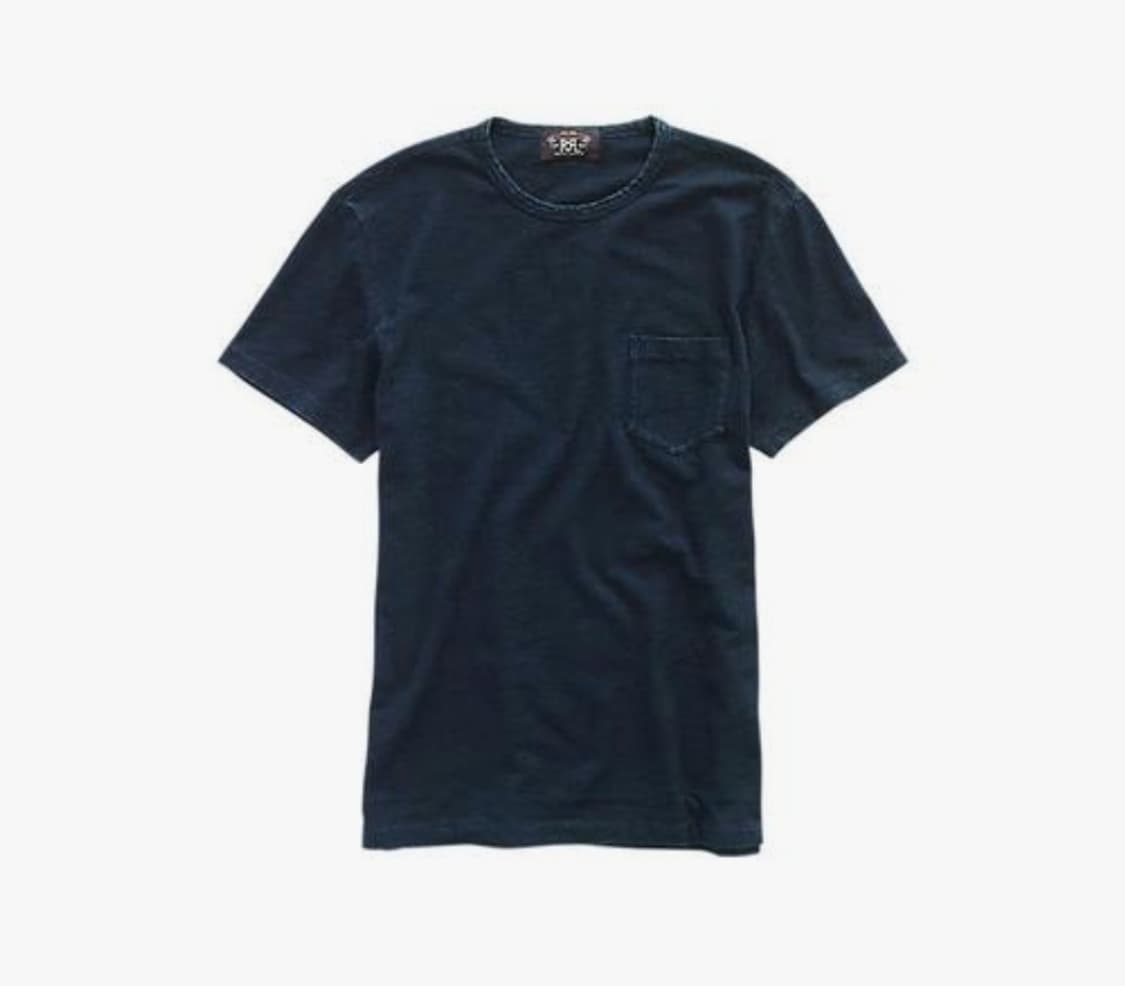 RRL 더블알엘 인디고 저지 포켓 티셔츠 L 상품이미지1