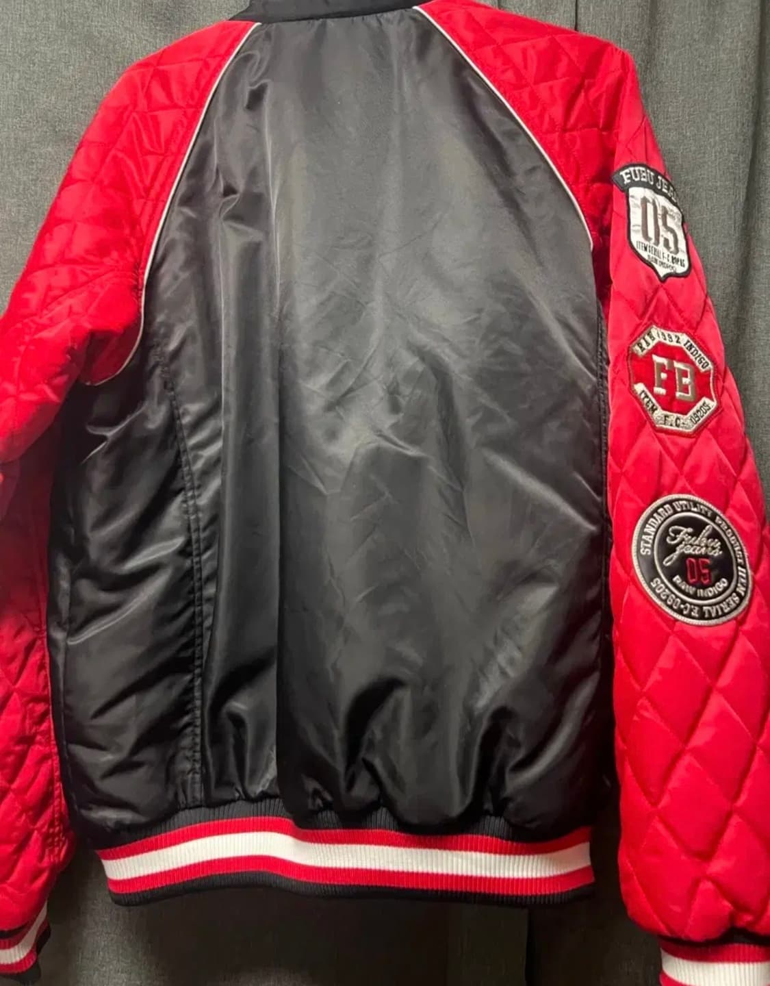 후부 바시티 퀄팅자켓 판매합니다 상품이미지2