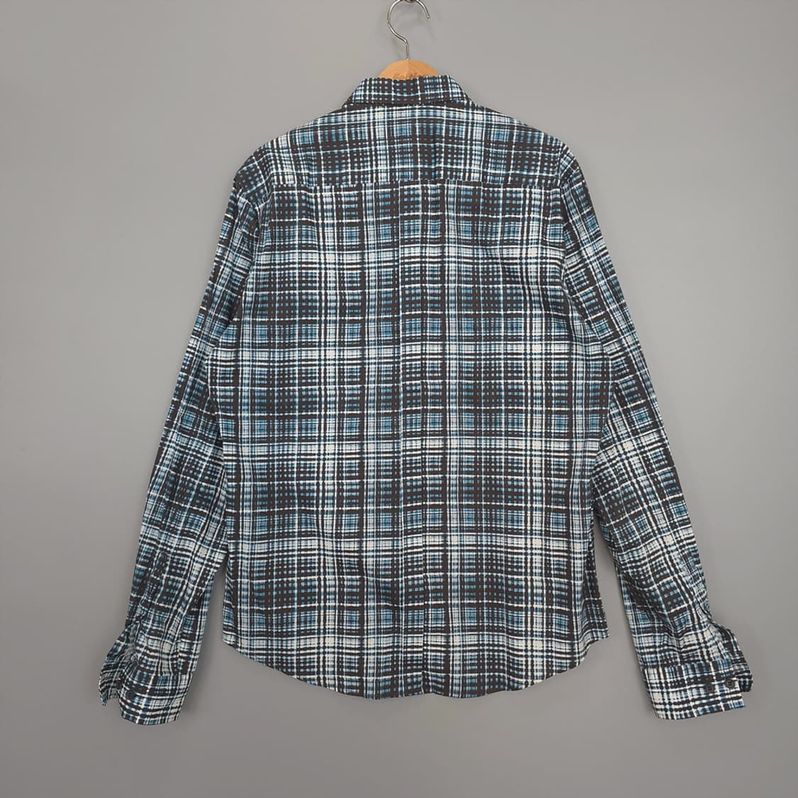 DKNY 디케이앤와이 체크 셔츠 L 상품이미지4