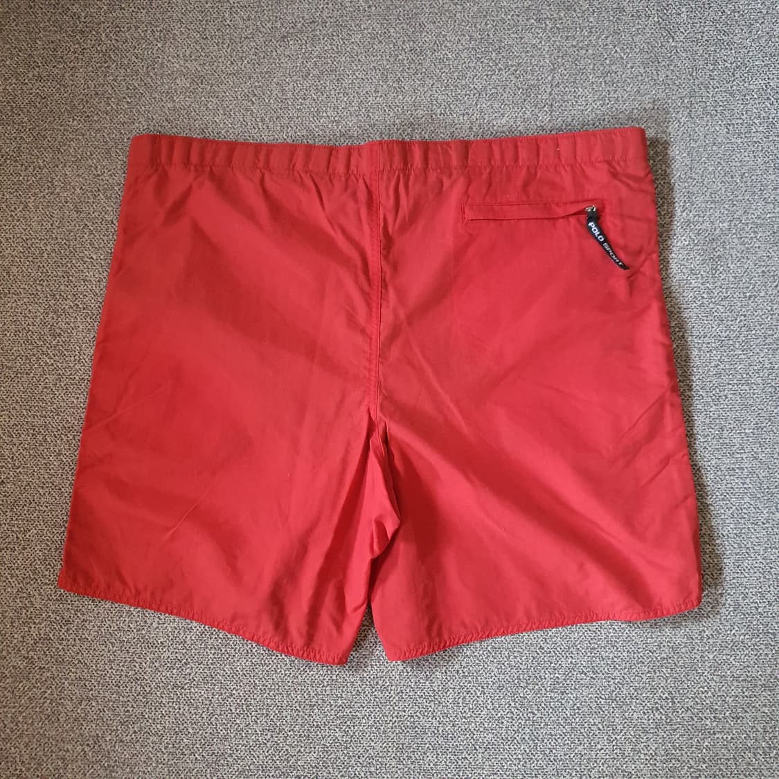 90s 폴로 스포츠 레드색 스윔 쇼츠 상품이미지8