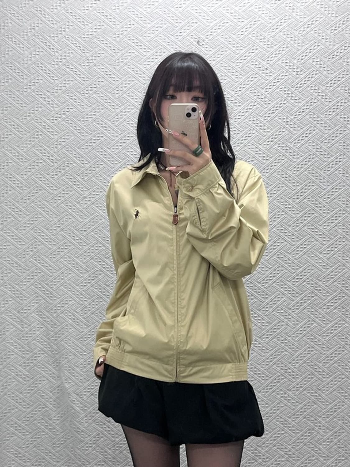 폴로 랄프로렌 모던 캐주얼 오트밀 바람막이 스윙톱자켓 M C11353 상품이미지2