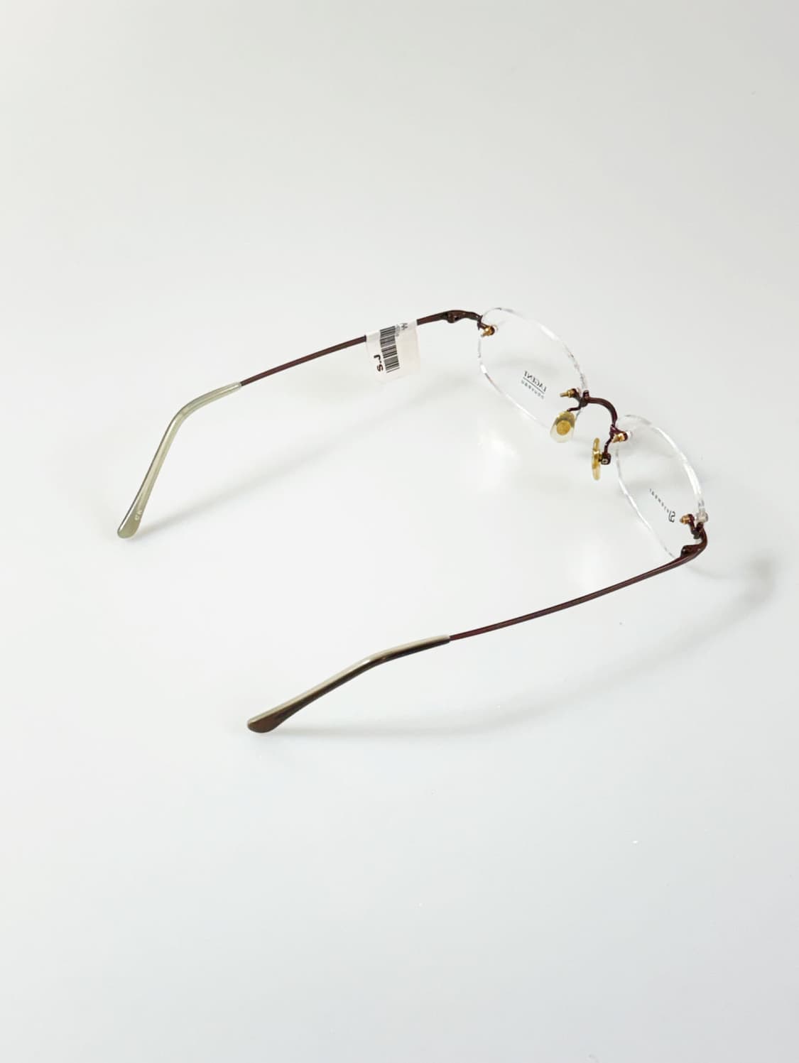 서전 LAGENT 무테 스퀘어 프레임 빈티지 안경 상품이미지5