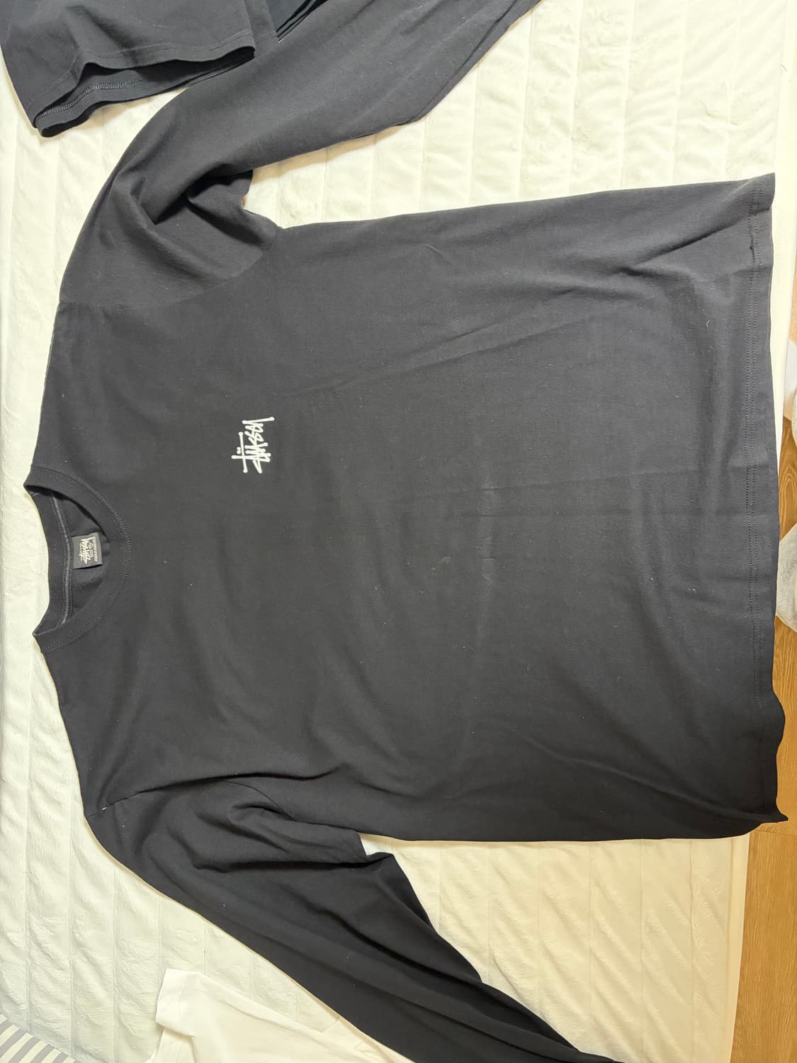 스투시 베이직 스투시 롱슬리브 티셔츠 블랙 2022 상품이미지1