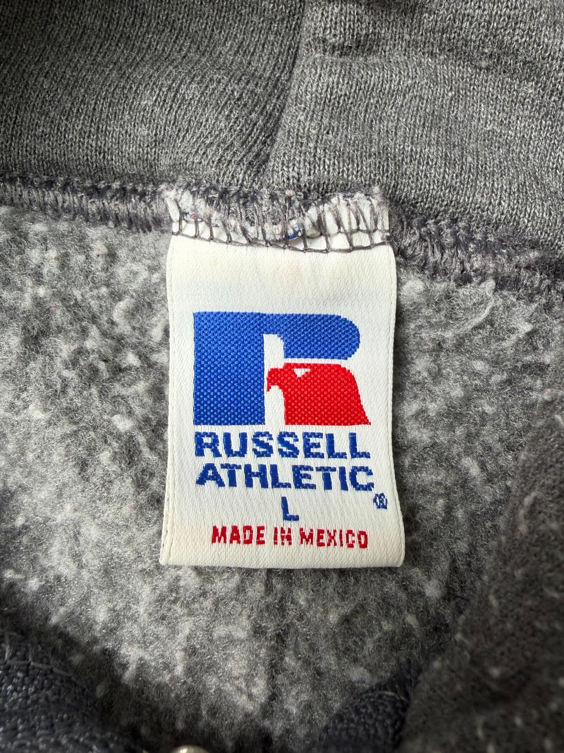 90s Russell Zip Up Hoodie (charcoal) 상품이미지3