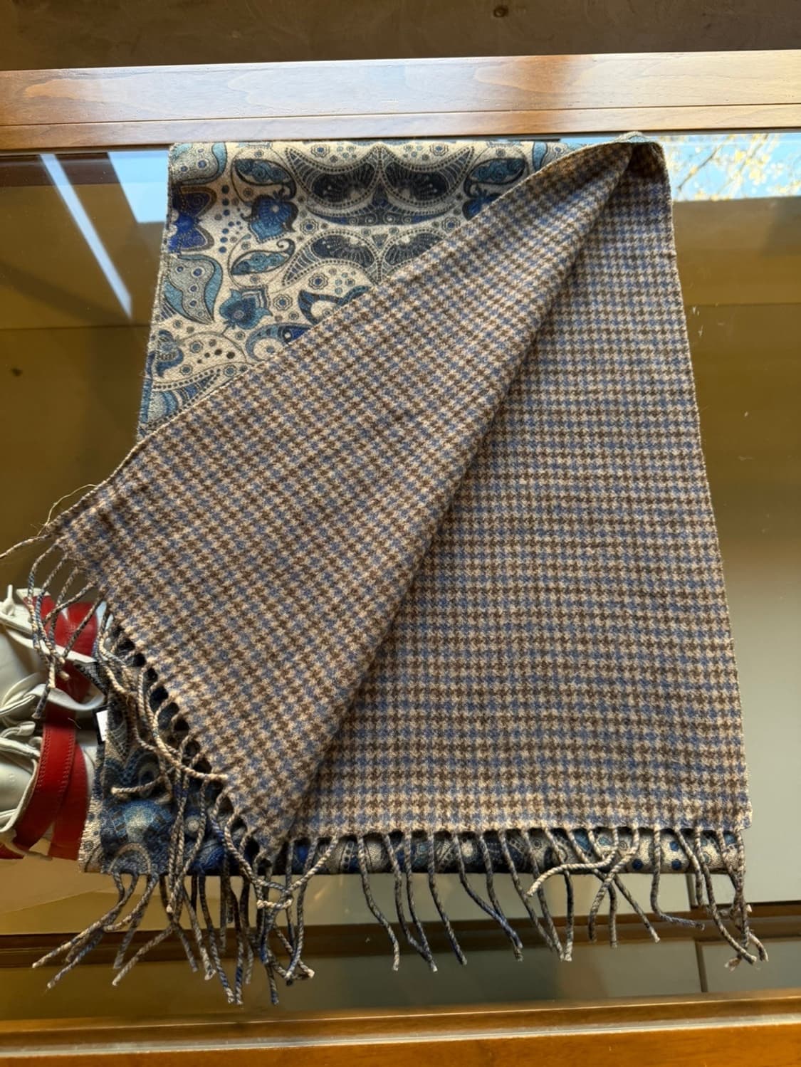 이태리 VTG 캐시미어 울 머플러 상품이미지5