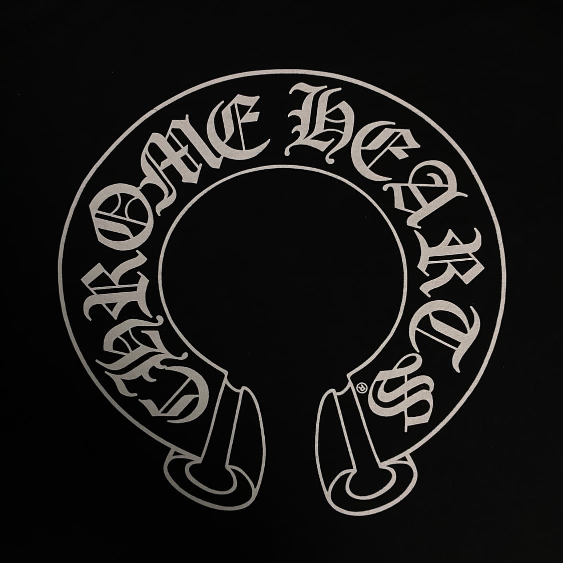 [XXL] 크롬하츠 홀스슈 플로랄 퍽 유 로고 플리스 집업 후드 블랙 상품이미지4