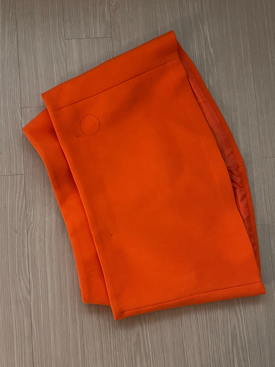 에옹쓰 Layerd mini skirt -orange 스커트 상품이미지6