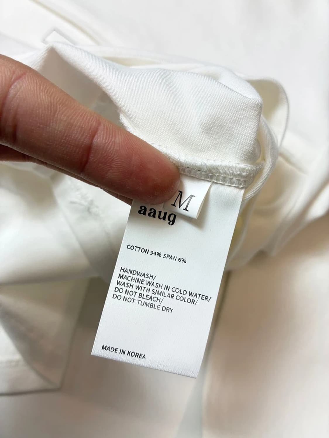 아우그 aaug 웨어러블 크롭 롱 슬리브 PN8481 상품이미지8