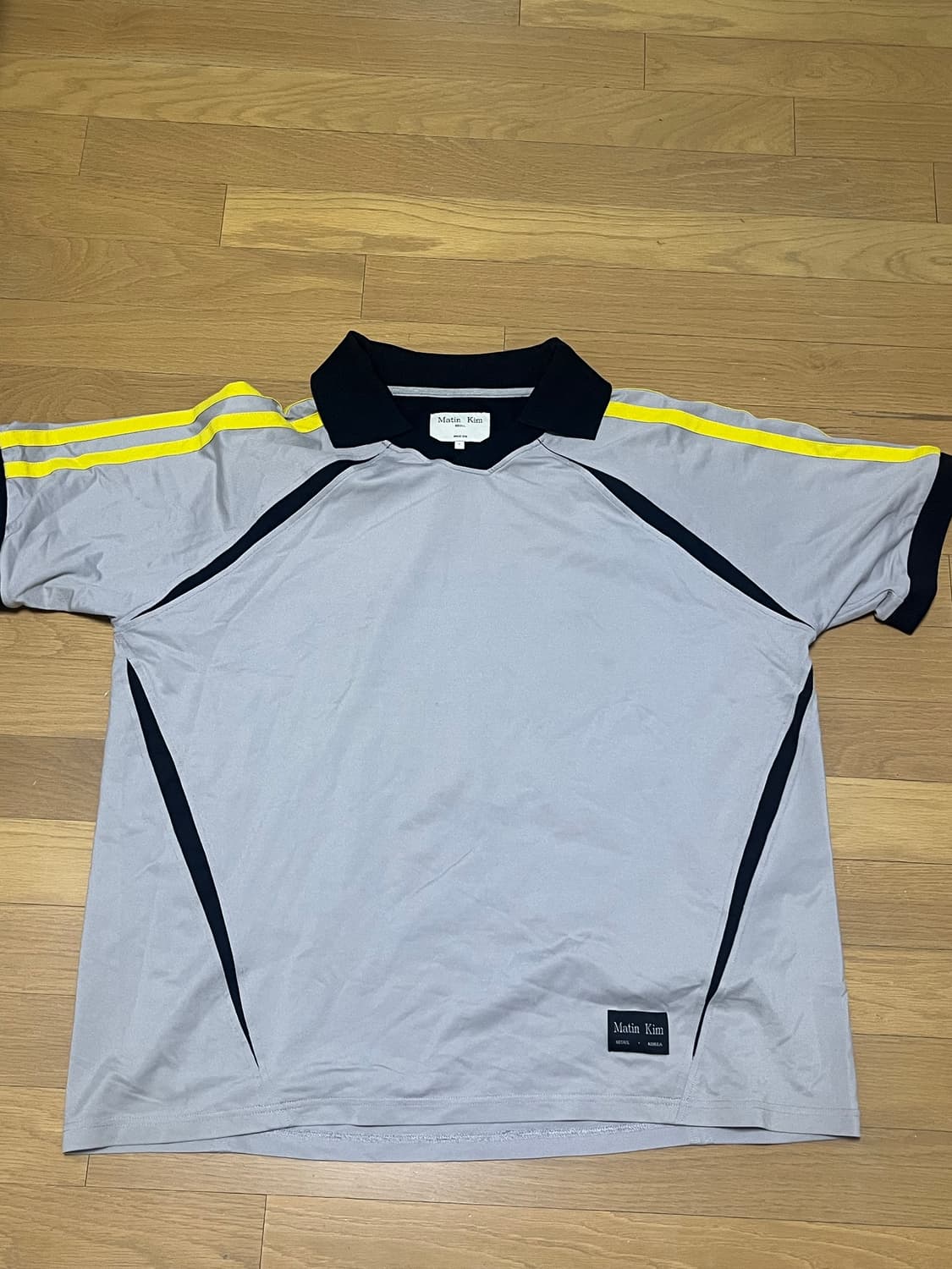 마뗑킴 스포티 트랙 저지 탑 그레이 free 상품이미지2