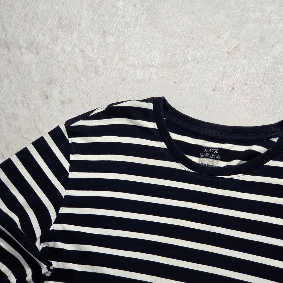 빈티지 블랙 화이트 단가라 롱슬리브 상품이미지2